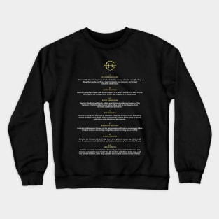 The Seven Strictures Crewneck Sweatshirt